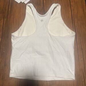 White Athleta Girl Tank Top